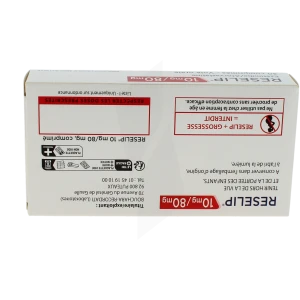 Reselip 10 Mg/80 Mg, Comprimé