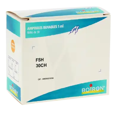 Boiron Fsh 30ch Solution Buvable En Ampoules Boîte De 30 Ampoules à Pessac