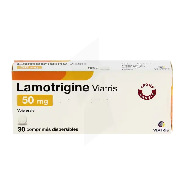 Lamotrigine Viatris 50 Mg, Comprimé Dispersible