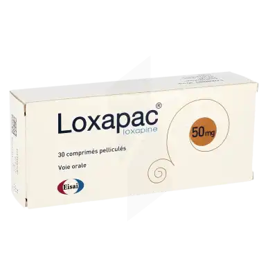 LOXAPAC 50 mg, comprimé pelliculé