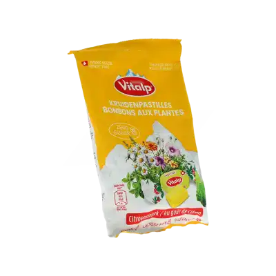 Vitalp Bonbon Aux Plantes Sans Sucre Mélisse Citron Sachet De 75 G à Saint-Médard-en-Jalles