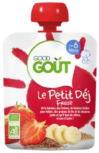 Good Goût Petit Déj Fraise Gourde/70g à Cazouls-lès-Béziers