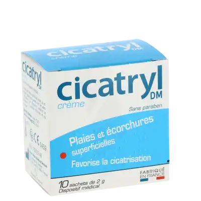 Cicatryl Crème Plaies Écorchures Superficielles 10 Sachets-dose/2g à VILLENAVE D'ORNON