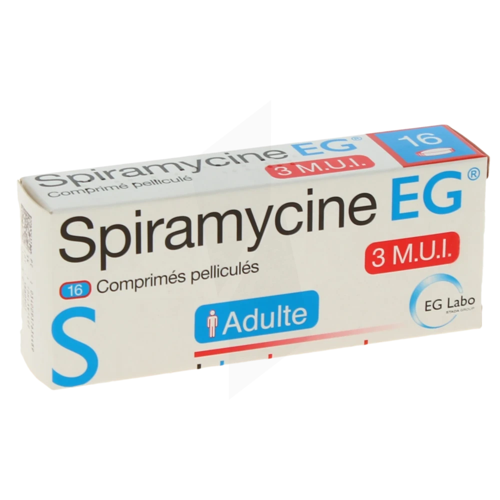 Spiramycine Eg 3 M.u.i., Comprimé Pelliculé
