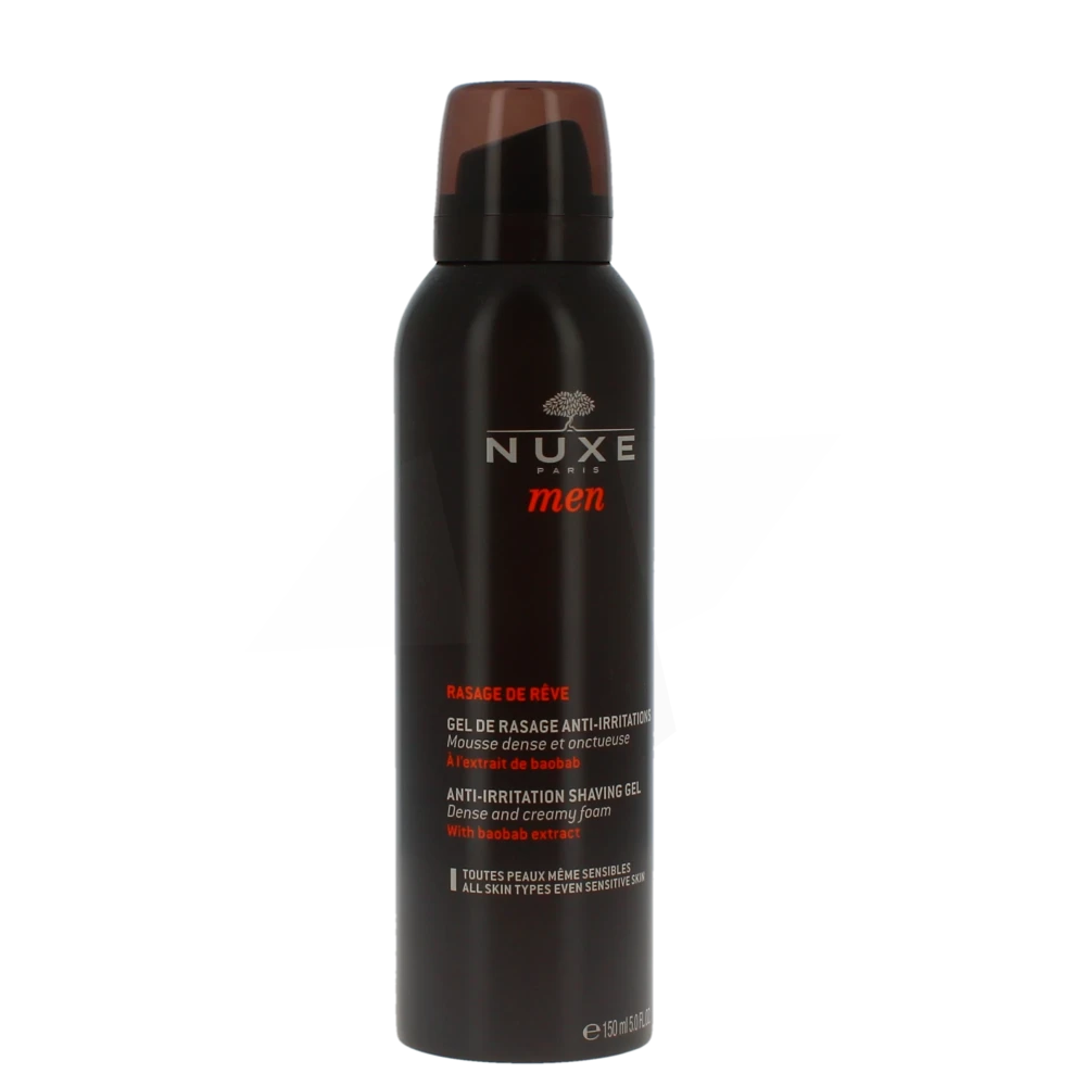 Rasage De Rêve Gel De Rasage Anti-irritations Nuxe Men150 Ml