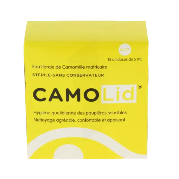 Camolid Eau Florale HygiÈne Des PaupiÈres 15unidoses/5ml