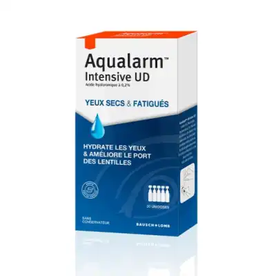 Aqualarm Intensive Ud Solution Ophtalmique 30 Unidoses/0,5ml à Libourne