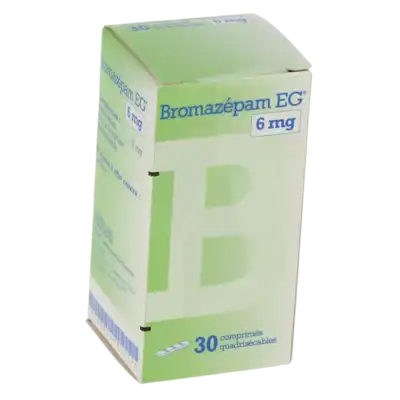 Bromazepam Eg 6 Mg, Comprimé Quadrisécable à LIVRON-SUR-DROME