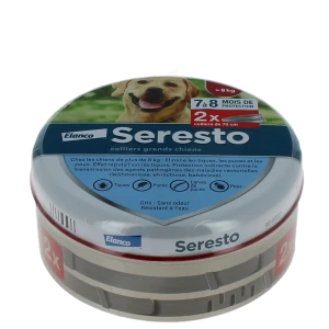 Seresto Collier Grands Chiens, Collier Médicamenteux