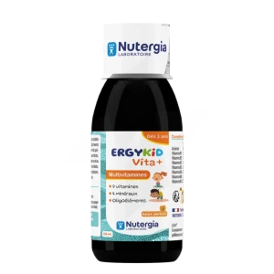 Nutergia Ergykid Vita+ Solution Buvable Fl/150ml