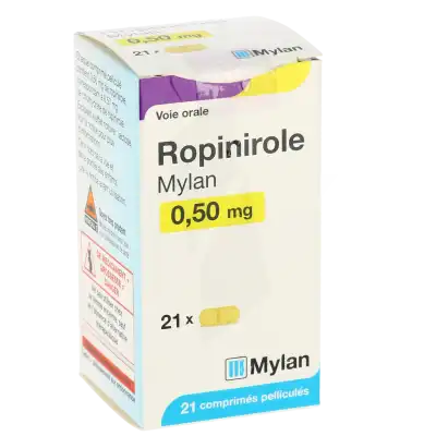 Ropinirole Viatris 0,50 Mg, Comprimé Pelliculé à Chelles