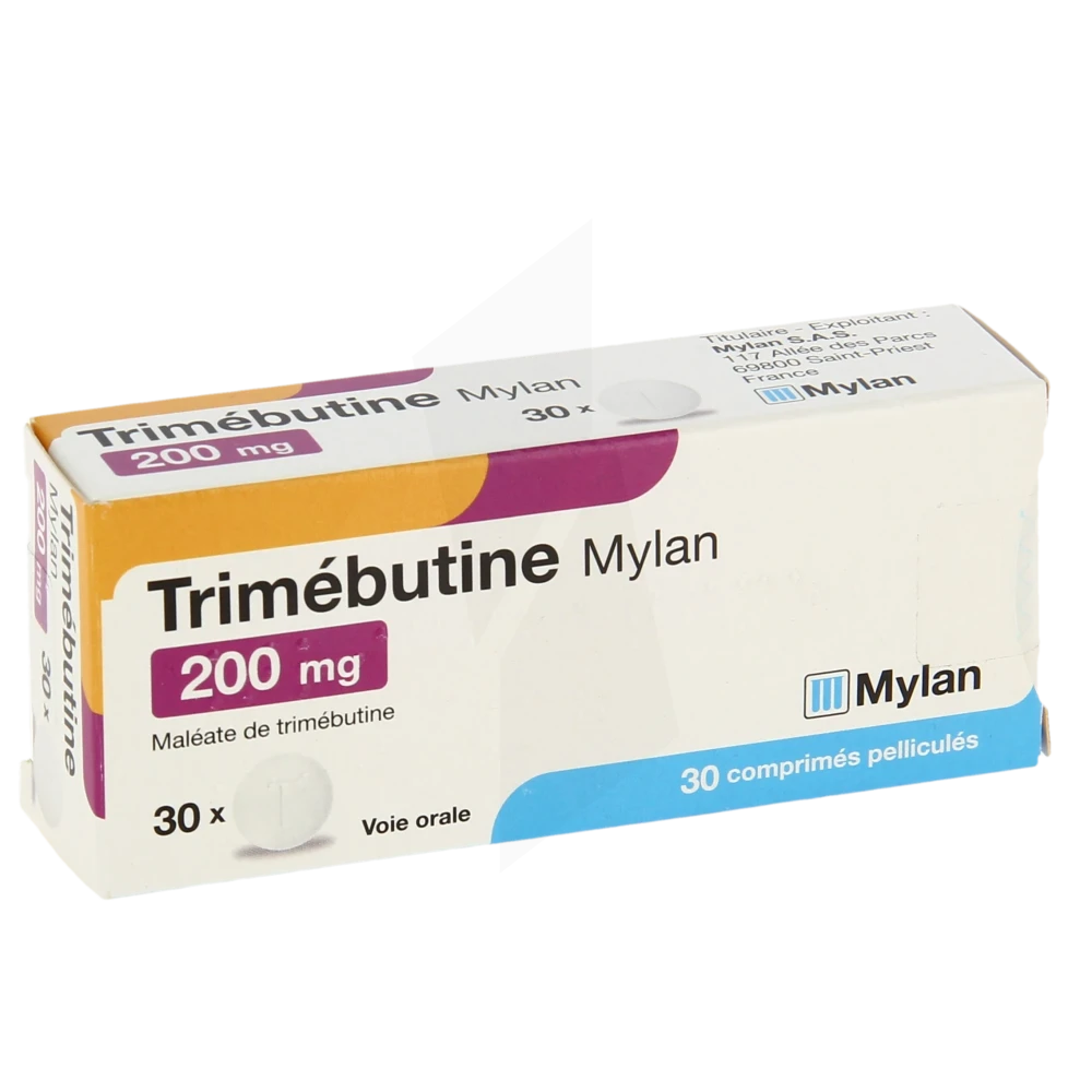 Trimebutine Viatris 200 Mg, Comprimé Pelliculé