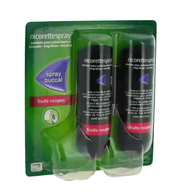 Nicorettespray Fruits Rouges 1 Mg/dose, Solution Pour Pulvérisation Buccale à VESOUL