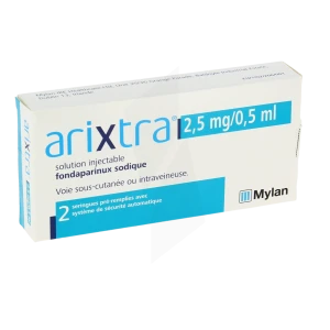 Arixtra 2,5 Mg/0,5 Ml, Solution Injectable En Seringue Pré-remplie