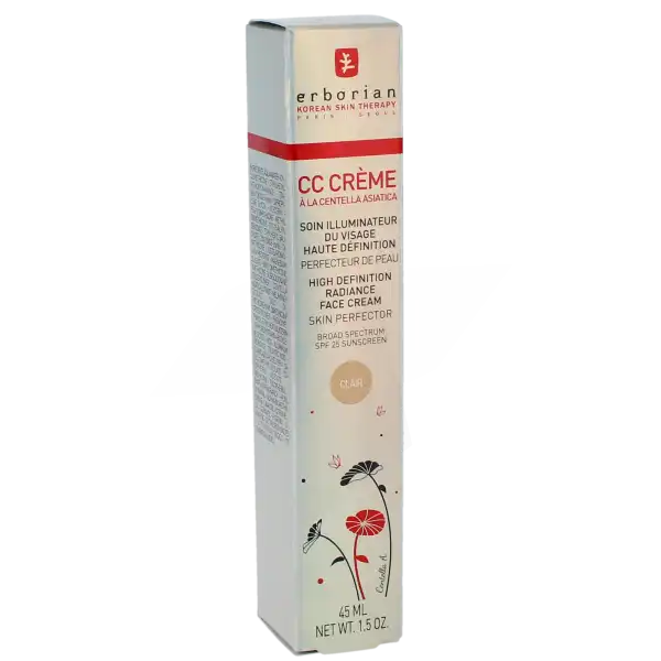 Erborian Cc Crème à La Centella Asiatica Clair T/45ml