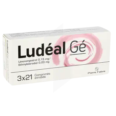 LUDEAL 0,15 mg/0,03 mg, comprimé enrobé
