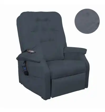 Fauteuil Relevateur En Microfibre Couleur Cendre