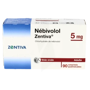 Nebivolol Zentiva 5 Mg, Comprimé Quadrisécable