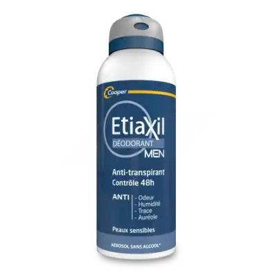 Etiaxil Men Déodorant Anti-transpirant Contrôle 48h Aérosol/150ml à BIGANOS