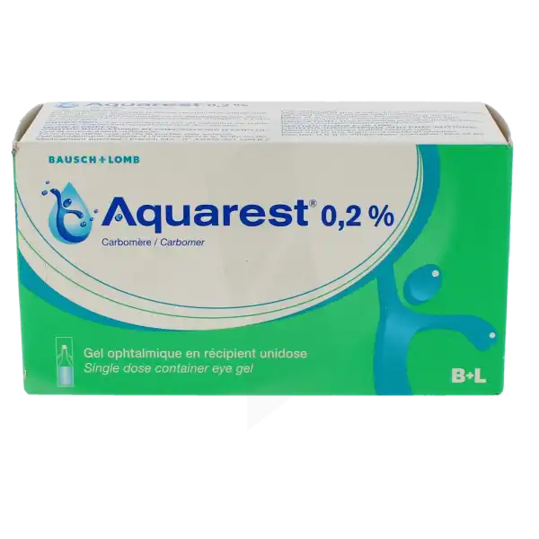 Aquarest 0,2 %, Gel Opthalmique En Récipient Unidose