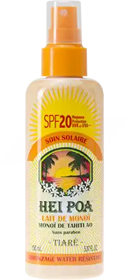 Hei Poa Monoi Solaire Spf20 Lait De MonoÏ Spray/150ml à Saint-Vallier