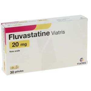 Fluvastatine Viatris 20 Mg, Gélule