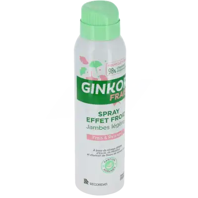 Ginkor Frais Spray Effet Froid Jambes Légères Fl/125ml à HEROUVILLE ST CLAIR