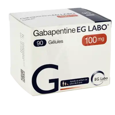 Gabapentine Eg Labo 100 Mg, Gélule à Chelles