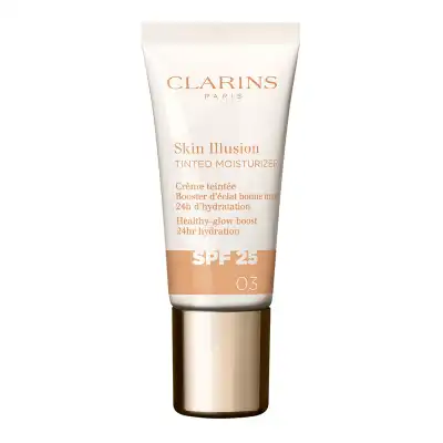 Clarins Skin Illusion Tinted Moisturizer Spf25 Crème Teintée Booster D'éclat 03 15ml à Cazouls-lès-Béziers