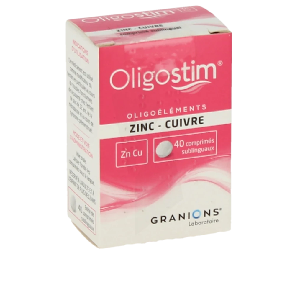 Oligostim Zinc Cuivre, Comprimé Sublingual