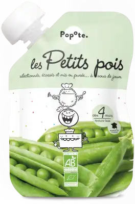 Popote Petits Pois Bio Gourde/120g à ANGLET