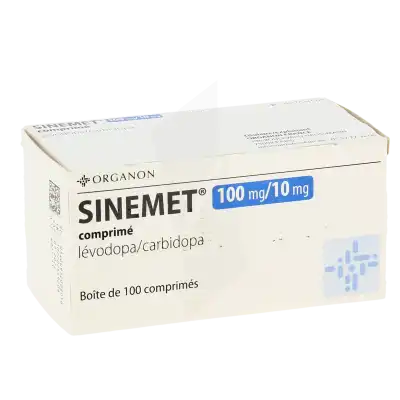 SINEMET 100 mg/10 mg, comprimé