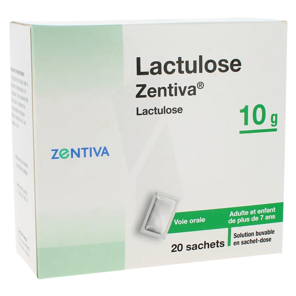 Lactulose Zentiva 10 G, Solution Buvable En Sachet-dose
