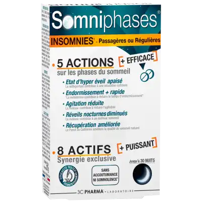 Somniphases Comprimés B/30 à SAINT-CYR-SUR-MER