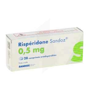 Risperidone Sandoz 0,5 Mg, Comprimé Orodispersible