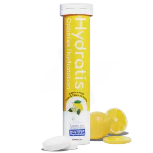 Hydratis Pastilles Effervescentes Citron Fleurs De Sureau T/20 à AIX-EN-PROVENCE