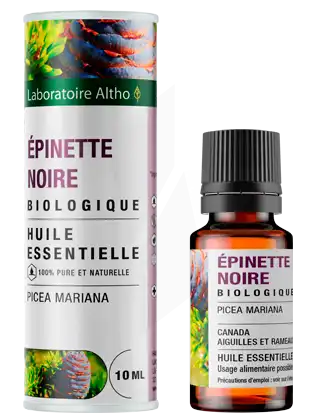 Laboratoire Altho Huile Essentielle Epinette Noire Bio 10ml