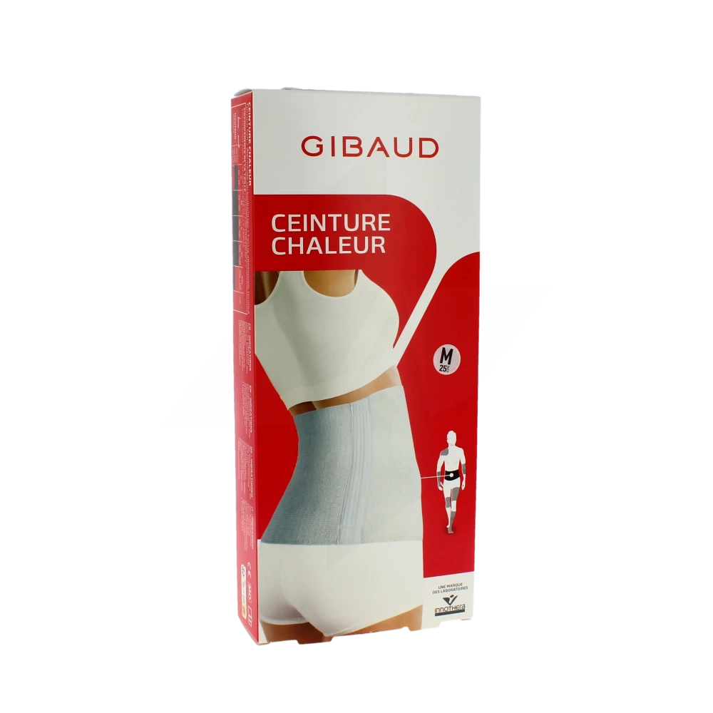 Gibaud - Ceinture Chaleur - Ecru - Hauteur 25cm - Taille M