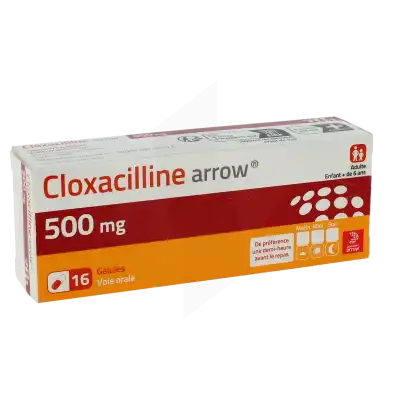 CLOXACILLINE ARROW 500 mg, gélule