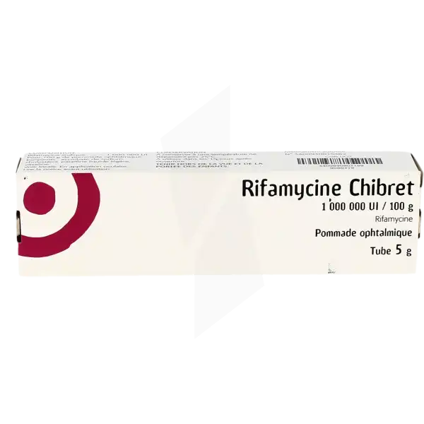 Rifamycine Chibret 1 000 000 Ui/100 G, Pommade Ophtalmique