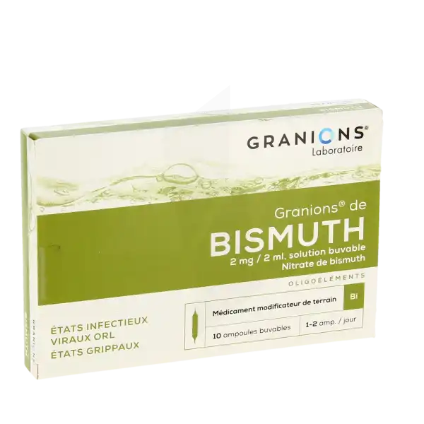 Granions De Bismuth 2 Mg/2 Ml, Solution Buvable