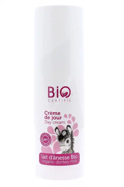 Bio Since 1975 - Crème De Jour Au Lait D'ânesse Et Huiles Essentielles - Flacon Pompe 500ml