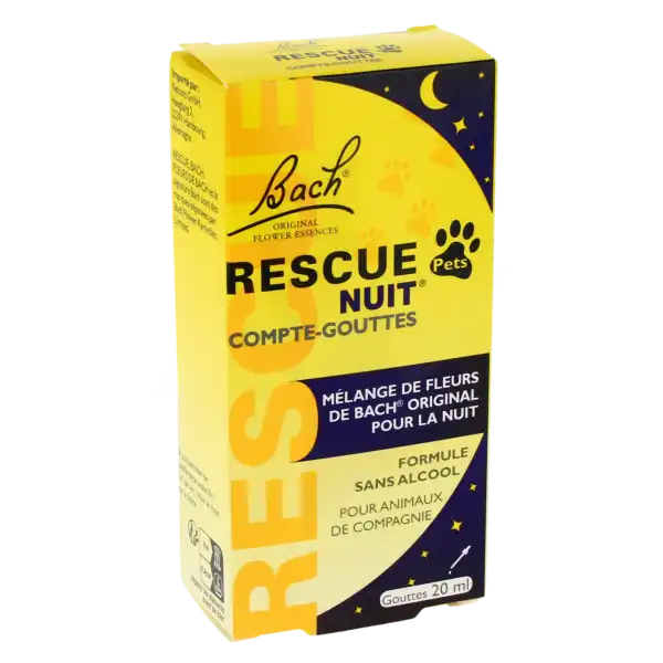 Rescue Pets Nuit Elixir Floral Fl Cpte-gttes/20ml