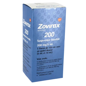 Zovirax 200 Mg/5 Ml, Suspension Buvable En Flacon