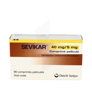 Sevikar 40 Mg/5 Mg, Comprimé Pelliculé