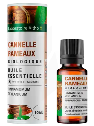 Laboratoire Altho Huile Essentielle Cannelle Rameaux Bio 10ml