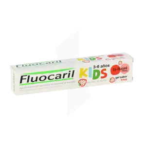 Fluocaril Kids Dentifrice Fraise 3-6 Ans T/50ml à AMBARÈS-ET-LAGRAVE