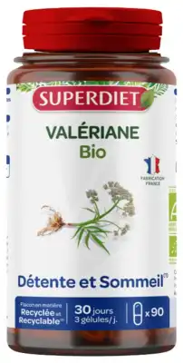 Superdiet Valériane Bio Gélules B/90 à Saint-Maximin