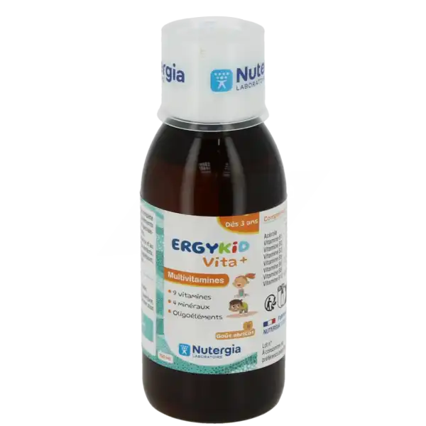 Nutergia Ergykid Vita+ Solution Buvable Fl/150ml