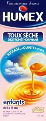 Humex Enfants Toux Seche Dextromethorphane, Sirop à Bordeaux